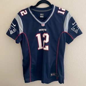NFL women’s New England Patriots Brady Jersey L